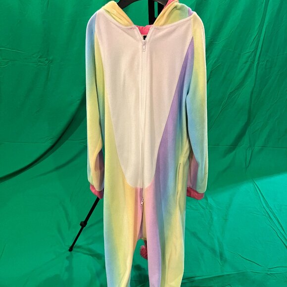 Kids Rainbow unicorn Footie onesie or costume - Picture 6 of 8